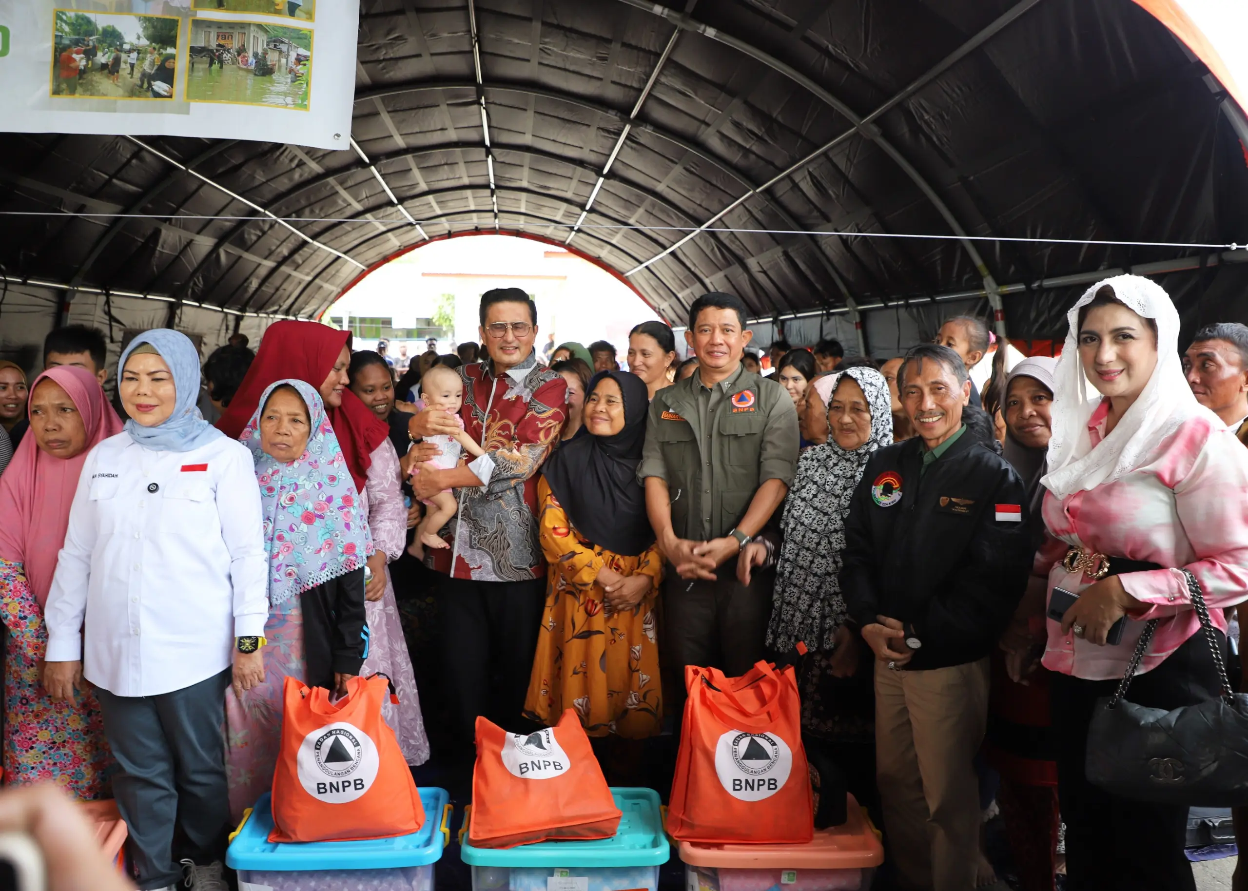 Kunjungi Pengungsi di Tilango, Pemerintah Pastikan Kebutuhan Dasar Terpenuhi